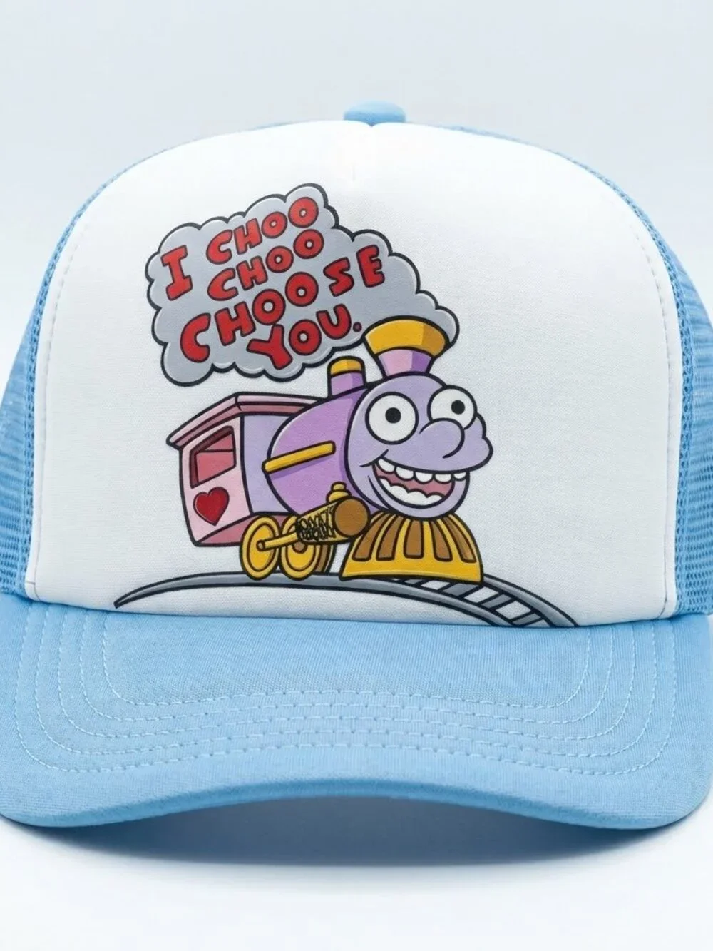 Retro Simpsons Hat I Choo Choo Choose You Ralph Wiggum Foam Snapback Cap USA New